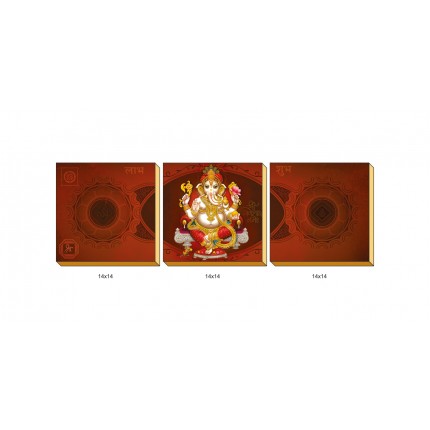 Wooden 3 Pis Set(14x14)  (T-1112)